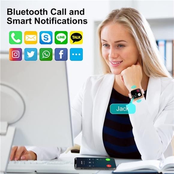 Smart Watch Gift for Men Women, 1.7\